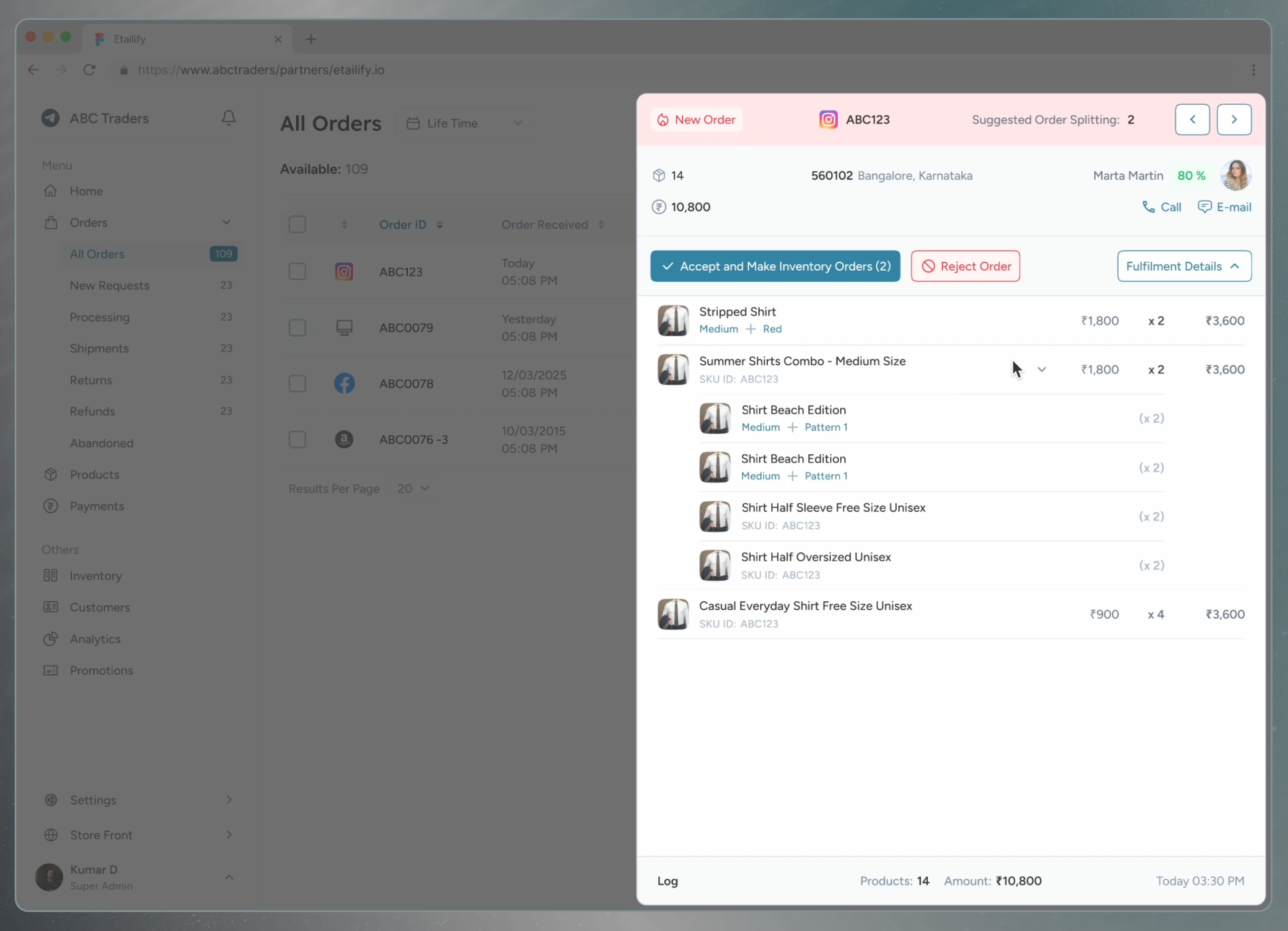 Etailify Order Routing Execution Prototype Thumbnail